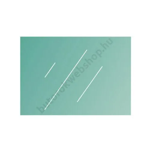 Shine korlátüveg konzolos korláthoz, 90x100 cm