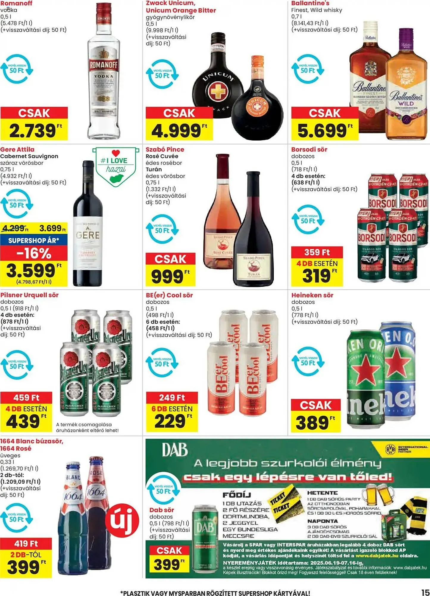 Katalógus Spar akciós újság július 3.-tól július 9.-ig 2025. - Oldal 15