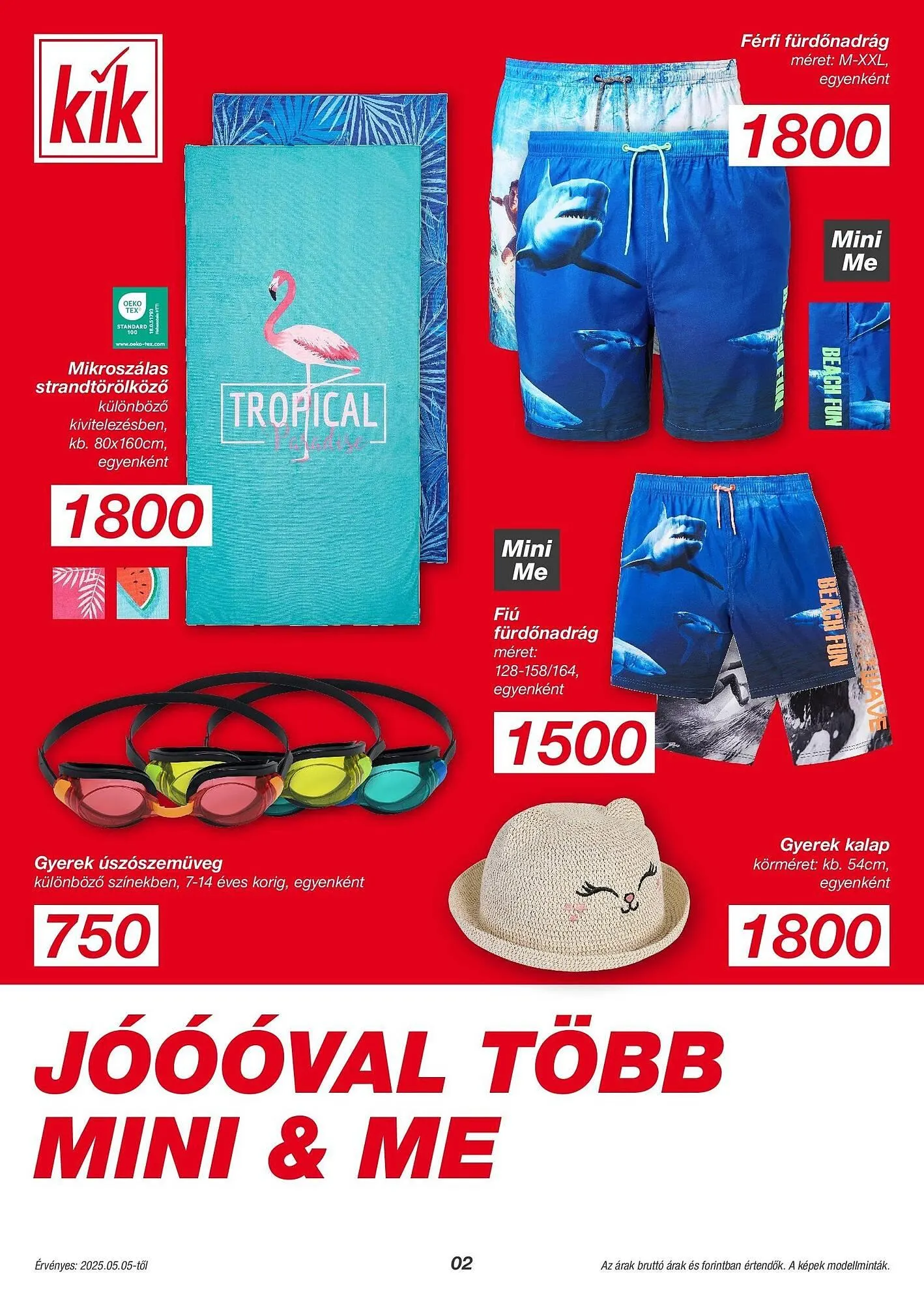 Katalógus Kik akciós újság május 4.-tól május 11.-ig 2025. - Oldal 1