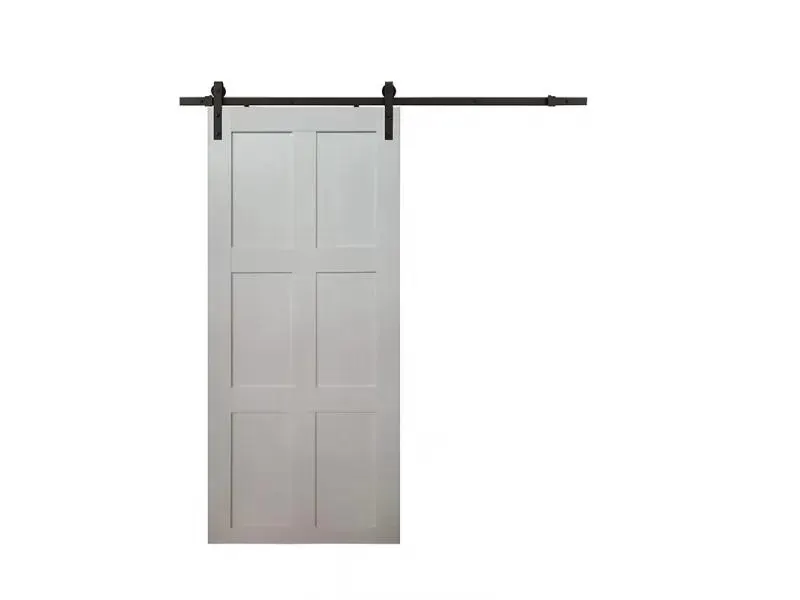 Tolóajtószett (kazettás, 96,5x213x3,5cm, fehér tölgy)