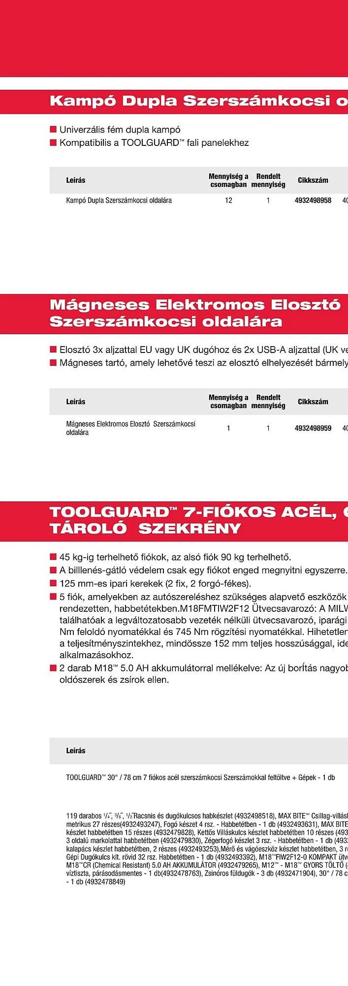 Katalógus Milwaukee akciós újság szeptember 16.-tól december 31.-ig 2025. - Oldal 780