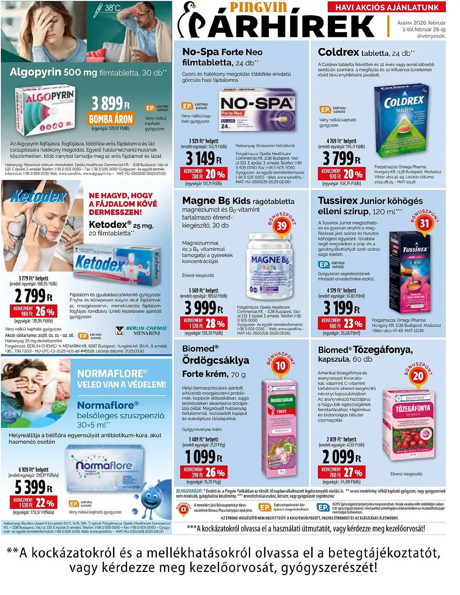 Katalógus Pingvin Patika akciós újság február 1.-tól február 28.-ig 2026. - Oldal 9