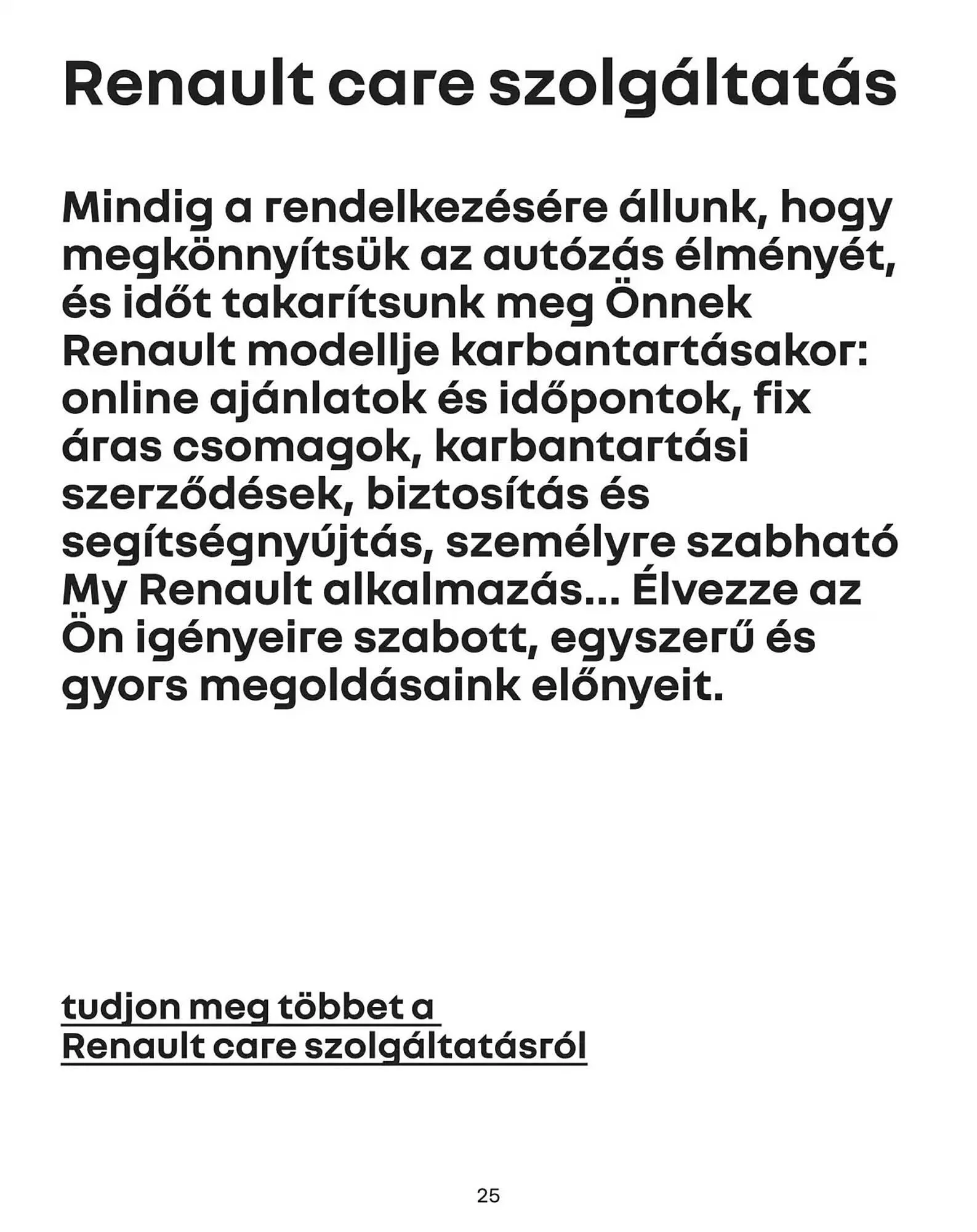 Katalógus Renault akciós újság január 6.-tól június 30.-ig 2025. - Oldal 25