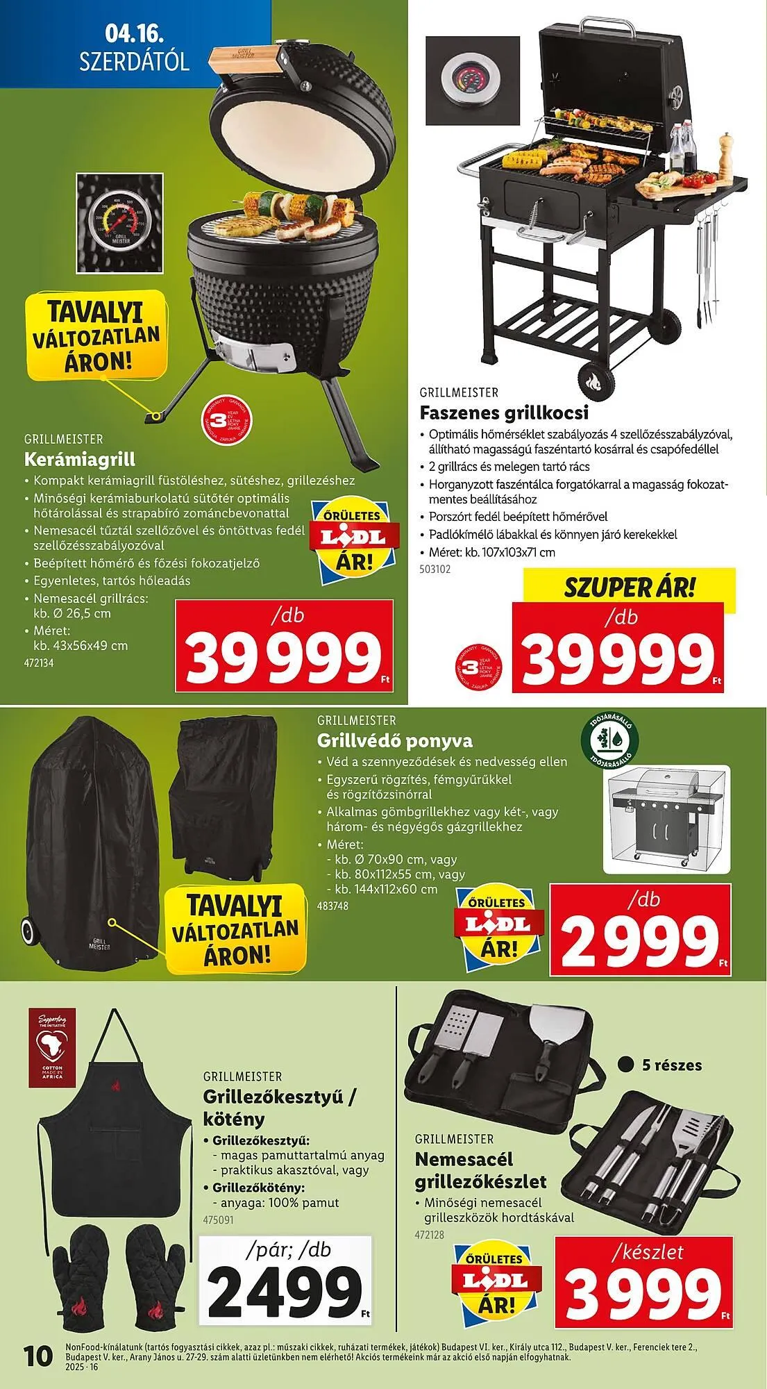 Katalógus Lidl akciós újság április 16.-tól április 19.-ig 2025. - Oldal 10
