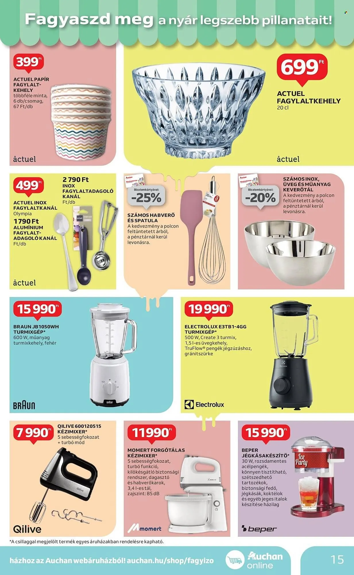 Katalógus Auchan akciós újság április 24.-tól május 21.-ig 2025. - Oldal 15