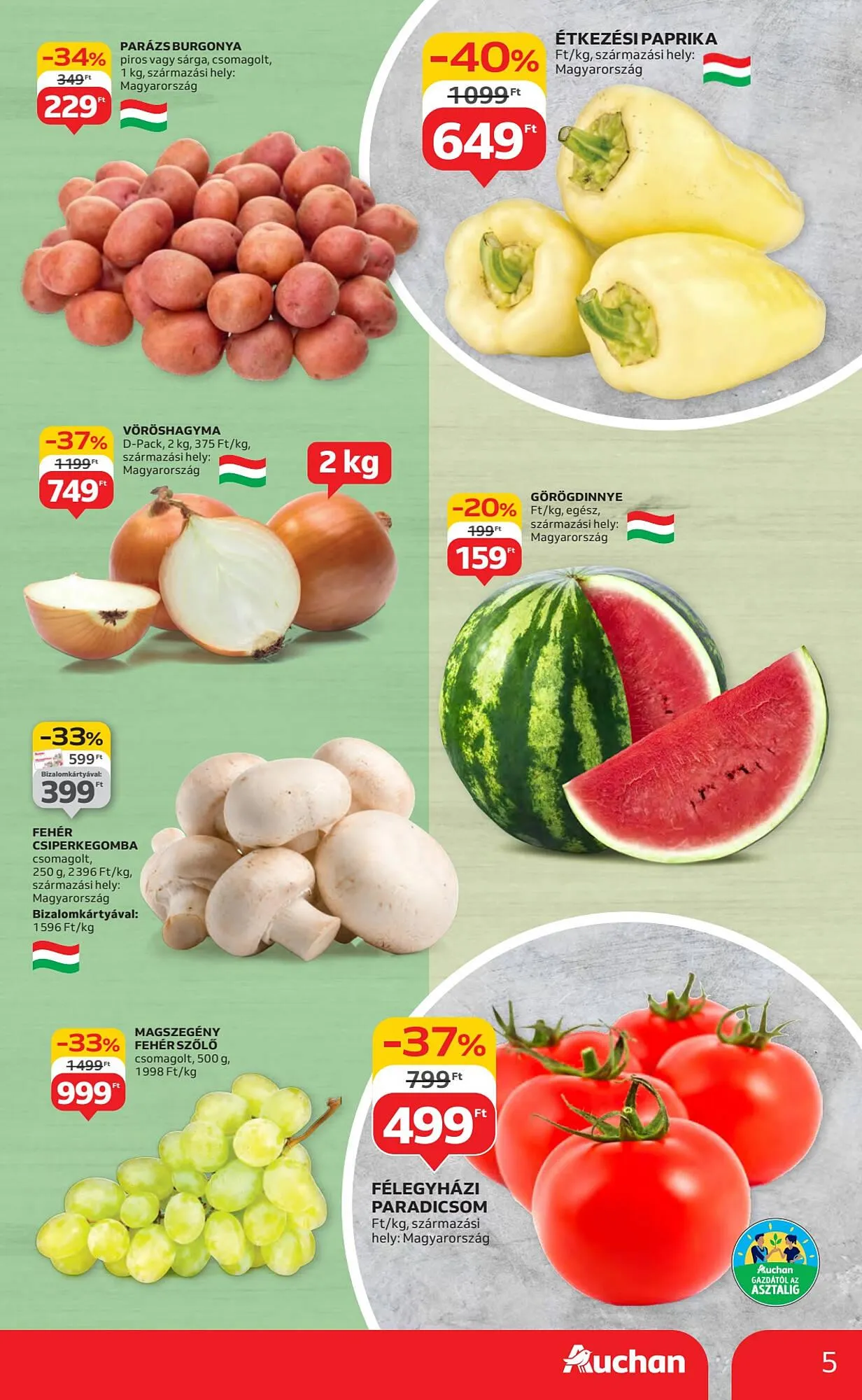 Katalógus Auchan akciós újság július 31.-tól augusztus 6.-ig 2025. - Oldal 5