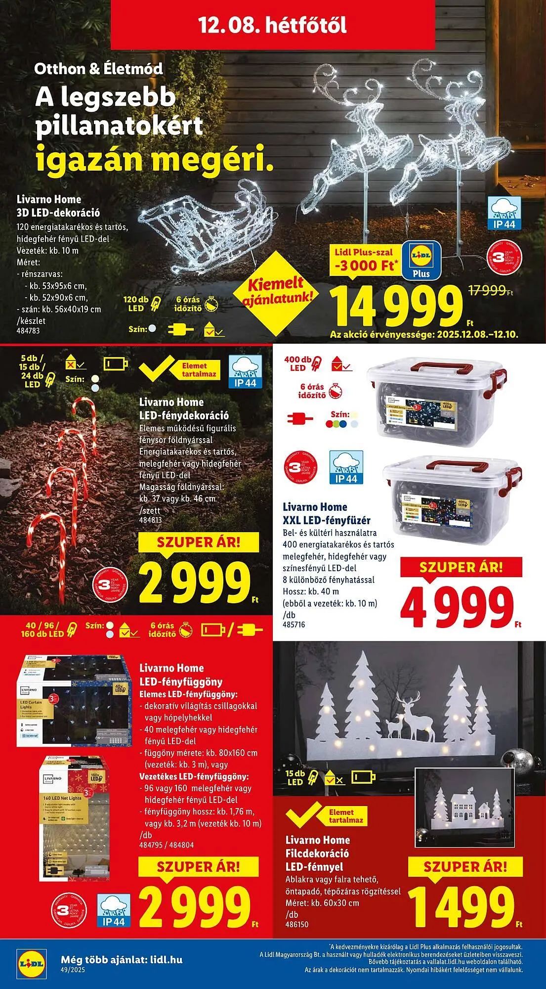 Katalógus Lidl akciós újság december 6.-tól december 10.-ig 2025. - Oldal 8