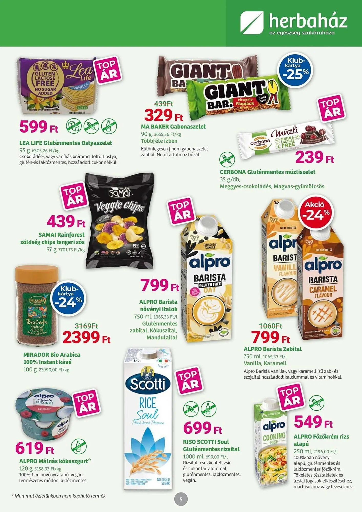 Katalógus Herbaház akciós újság augusztus 4.-tól augusztus 31.-ig 2025. - Oldal 5