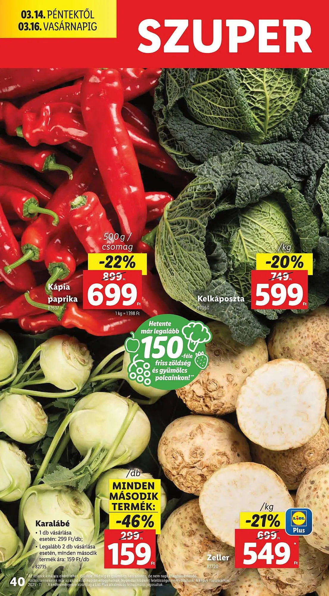 Katalógus Lidl akciós újság március 13.-tól március 19.-ig 2025. - Oldal 40