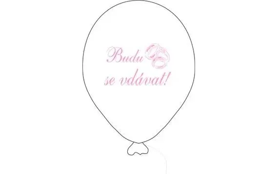 Férjhez megyek fólia léggömb fehér