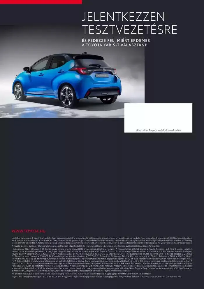 Katalógus Toyota Új YARIS Hybrid október 3.-tól október 3.-ig 2025. - Oldal 11