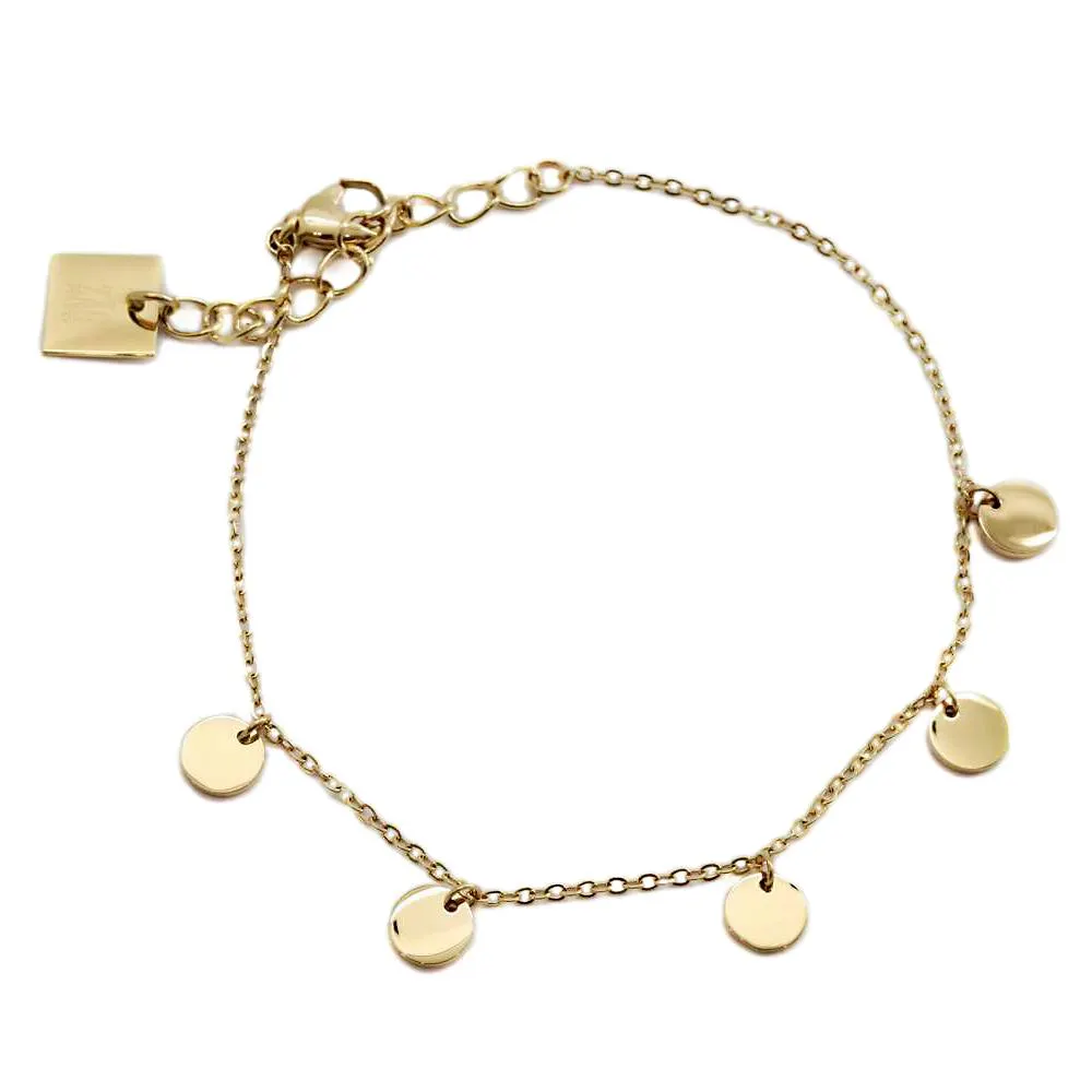 ZAG acél karkötő Konfetti