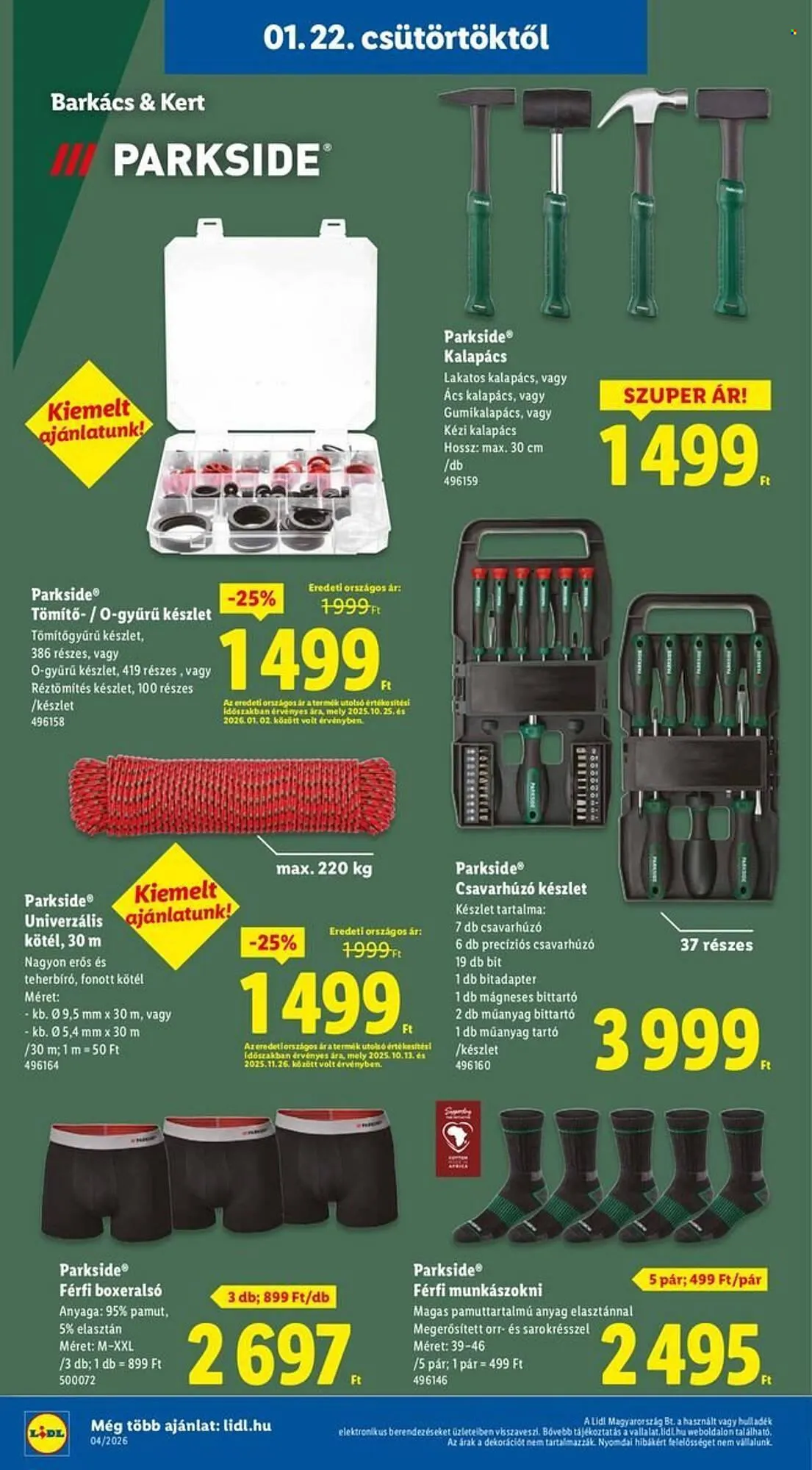 Katalógus Lidl akciós újság január 22.-tól január 28.-ig 2026. - Oldal 4