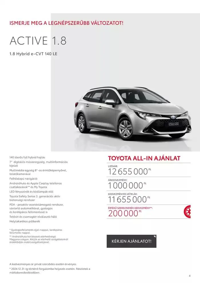 Katalógus Toyota Corolla TS MC23 december 18.-tól december 18.-ig 2025. - Oldal 4