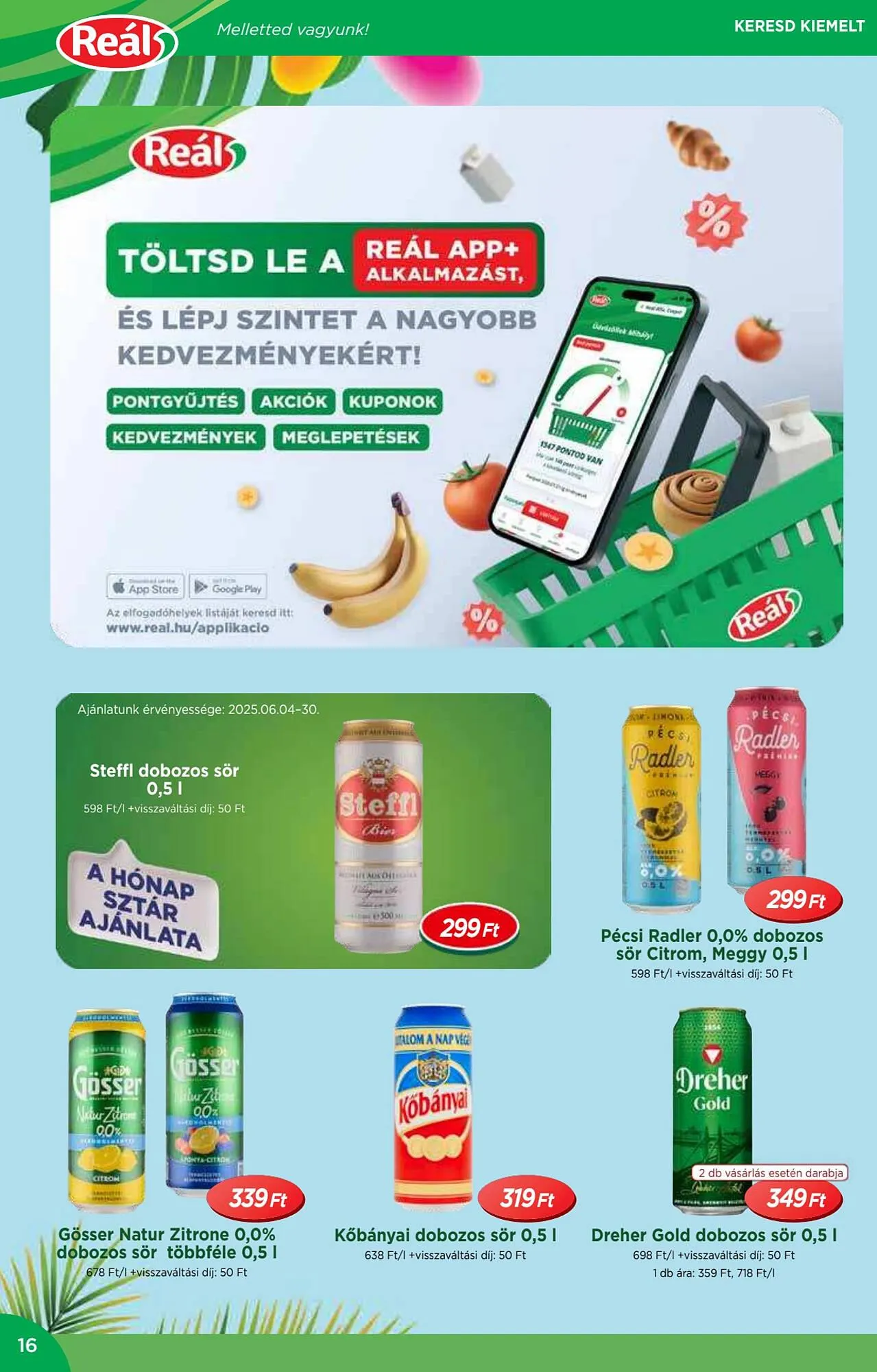 Katalógus Real akciós újság június 4.-tól június 15.-ig 2025. - Oldal 16