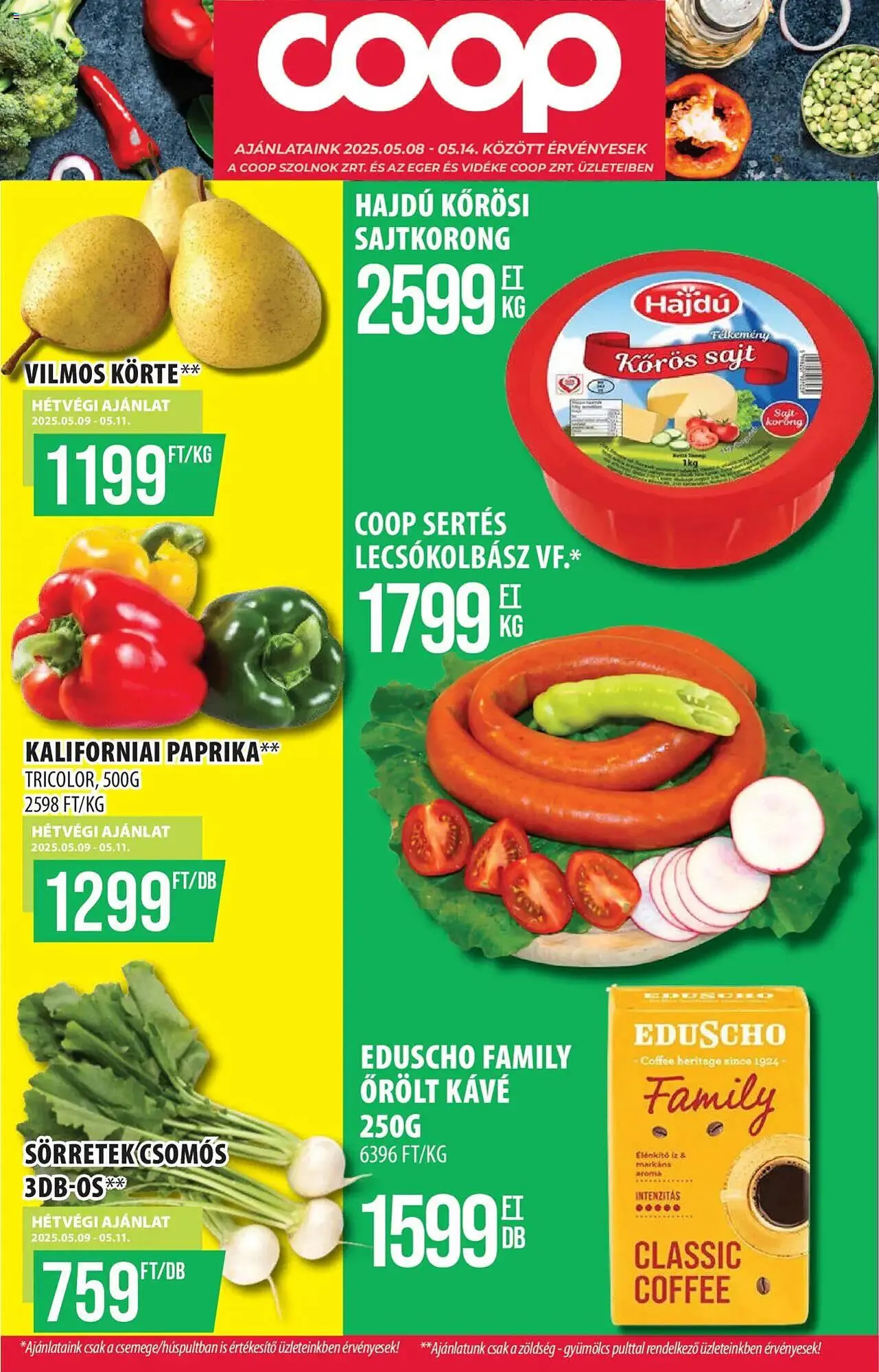 Katalógus Coop akciós újság május 8.-tól május 14.-ig 2025. - Oldal 1