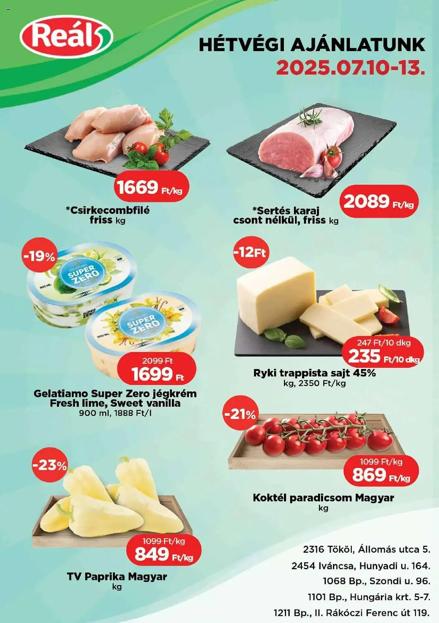 Katalógus Real akciós újság július 10.-tól július 13.-ig 2025. - Oldal 1