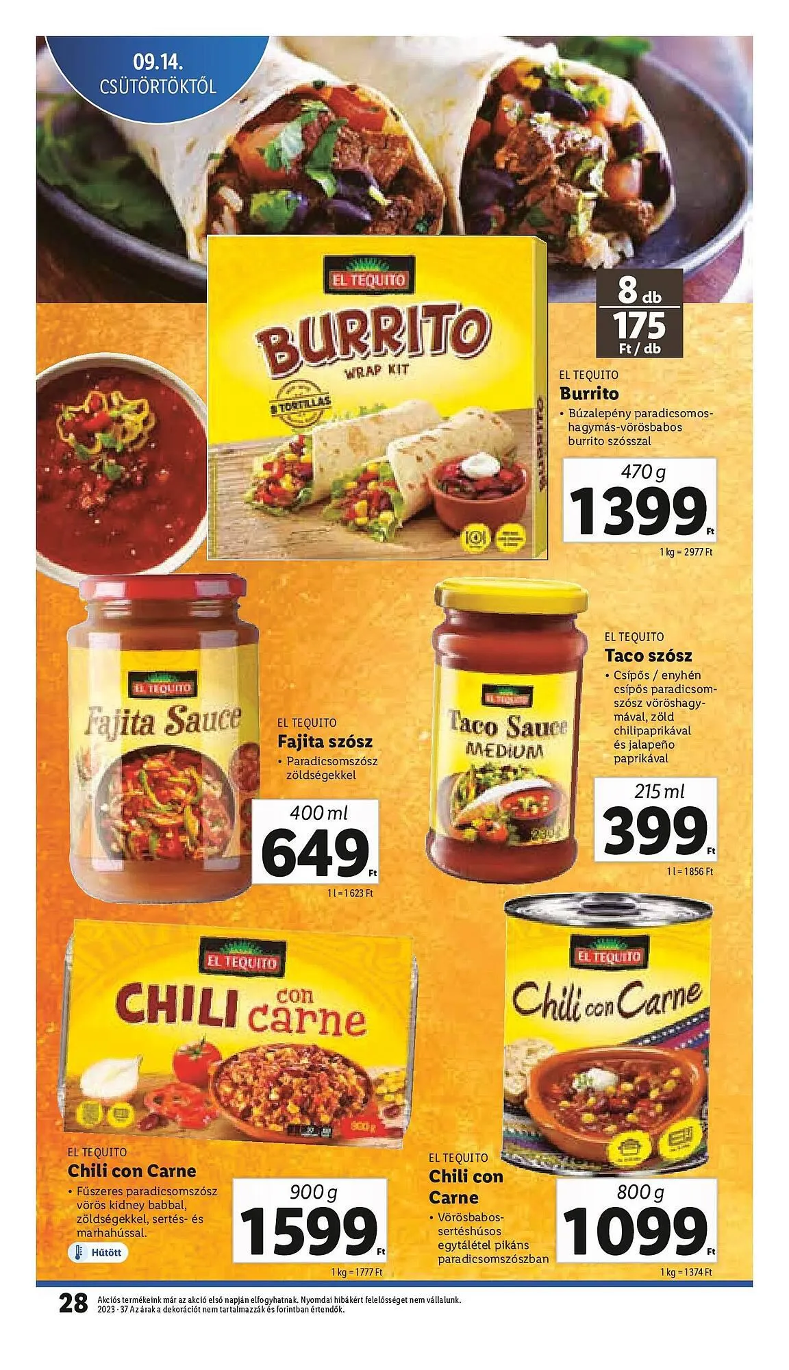 Katalógus Lidl akciós újság szeptember 14.-tól szeptember 20.-ig 2023. - Oldal 28