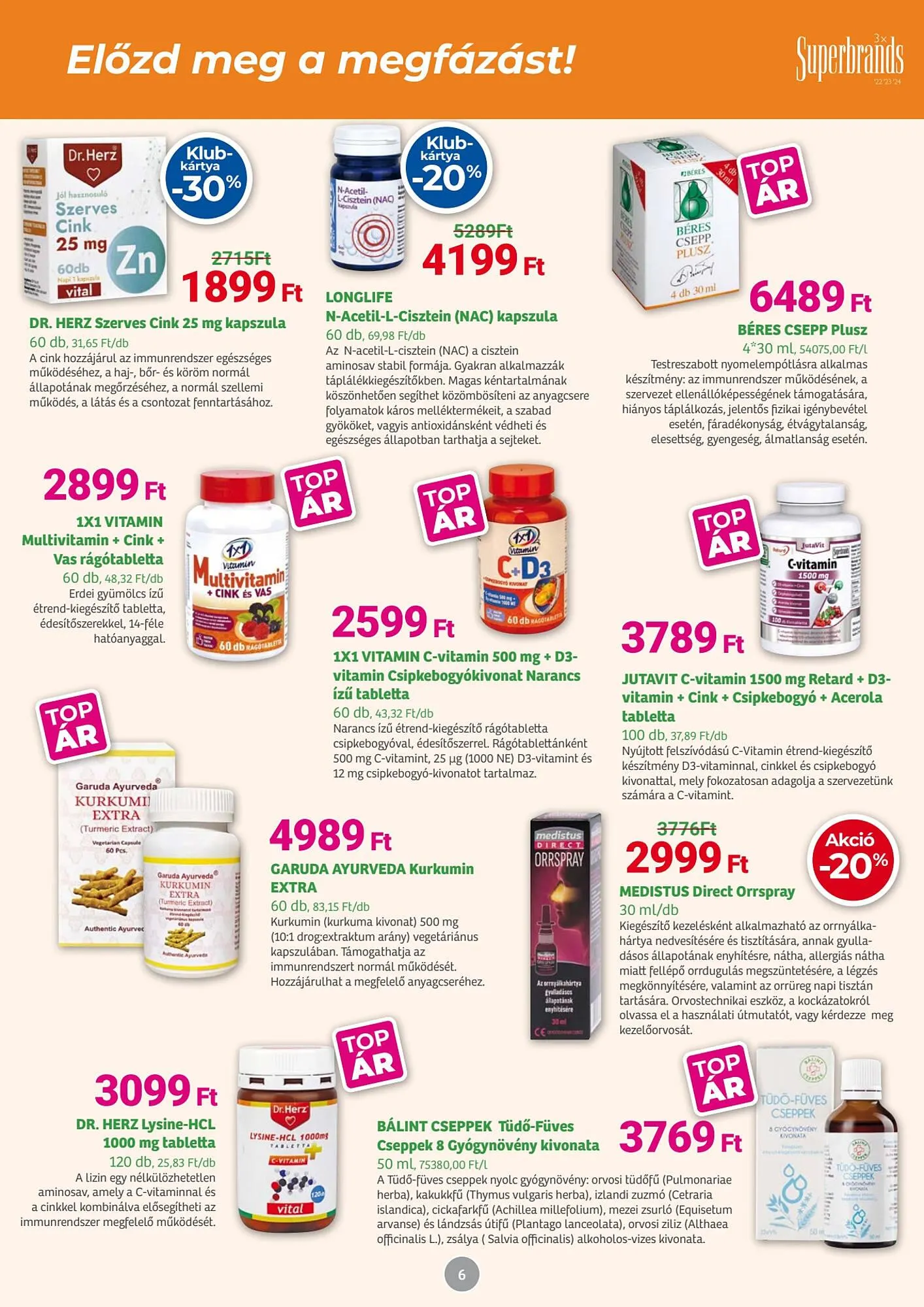 Katalógus Herbaház akciós újság május 5.-tól június 1.-ig 2025. - Oldal 6