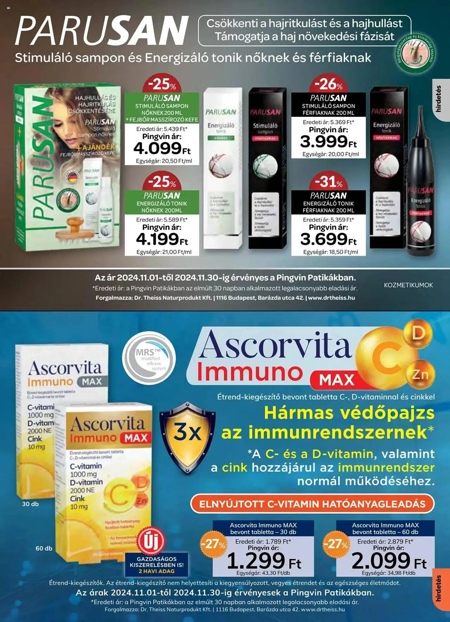 Katalógus Pingvin Patika akciós újság november 1.-tól november 30.-ig 2024. - Oldal 5
