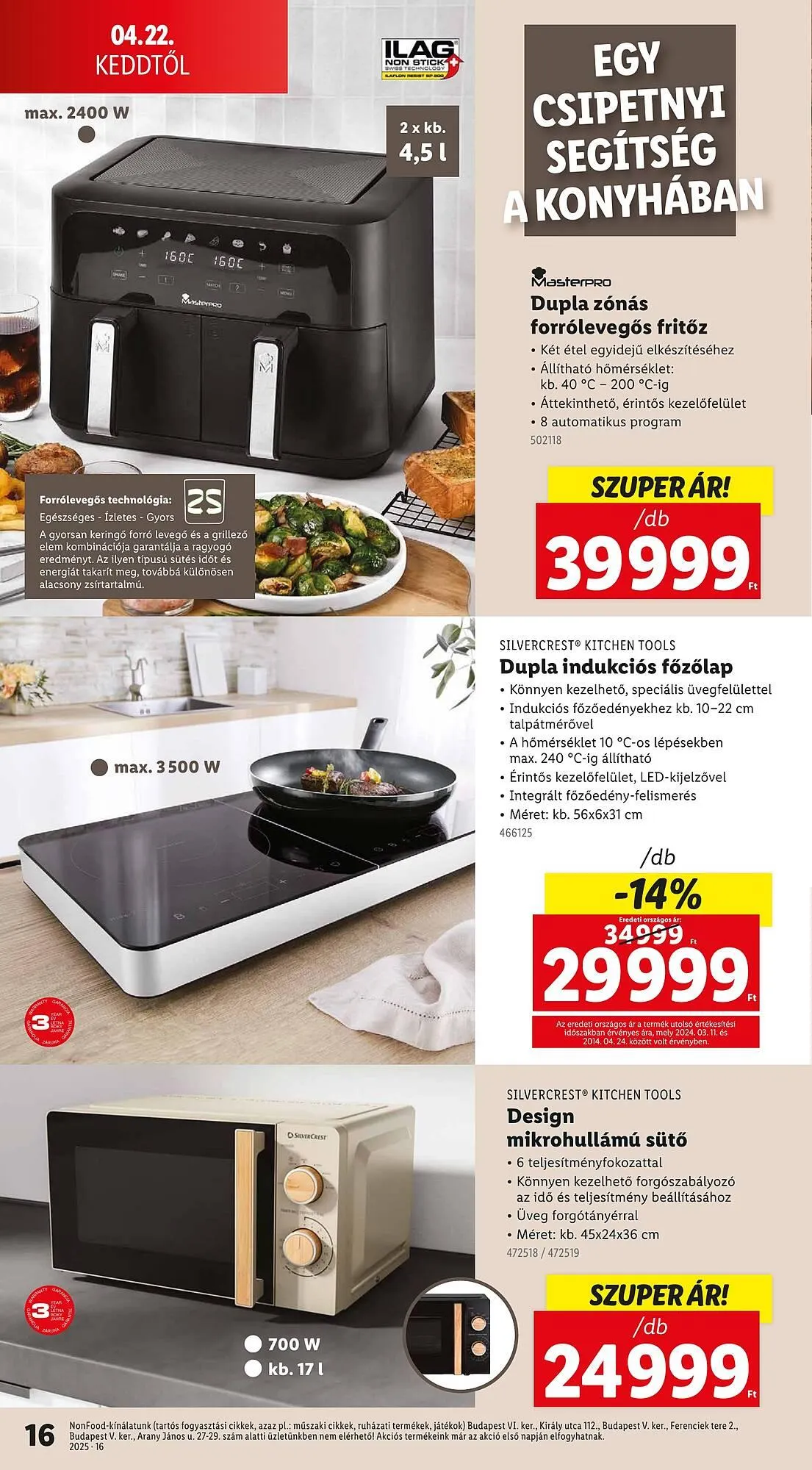 Katalógus Lidl akciós újság április 16.-tól április 19.-ig 2025. - Oldal 16