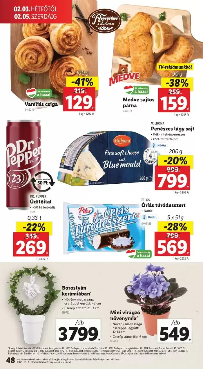 Katalógus Akciós újság – 05. hét január 30.-tól február 5.-ig 2025. - Oldal 48