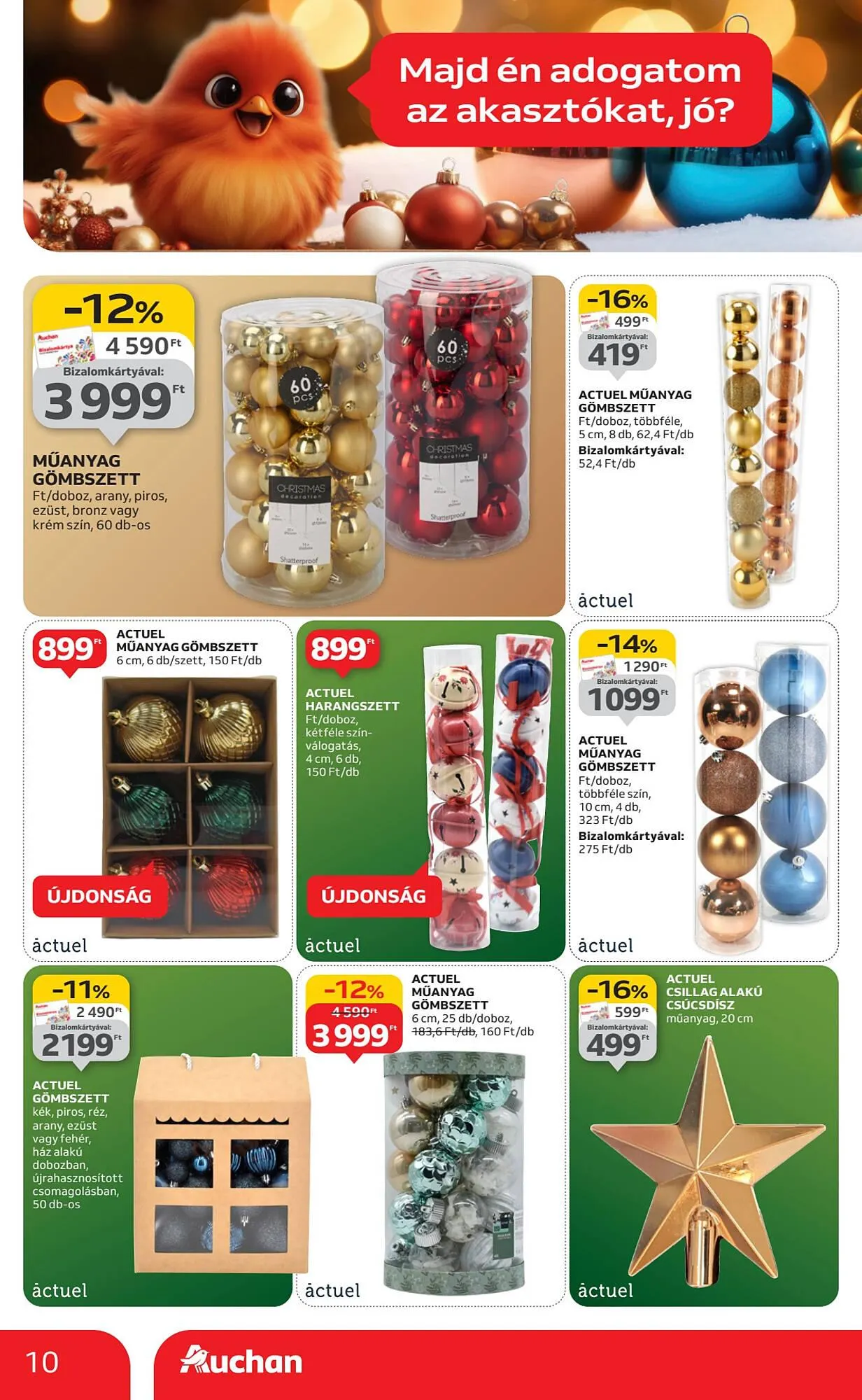 Katalógus Auchan akciós újság október 16.-tól november 26.-ig 2025. - Oldal 10