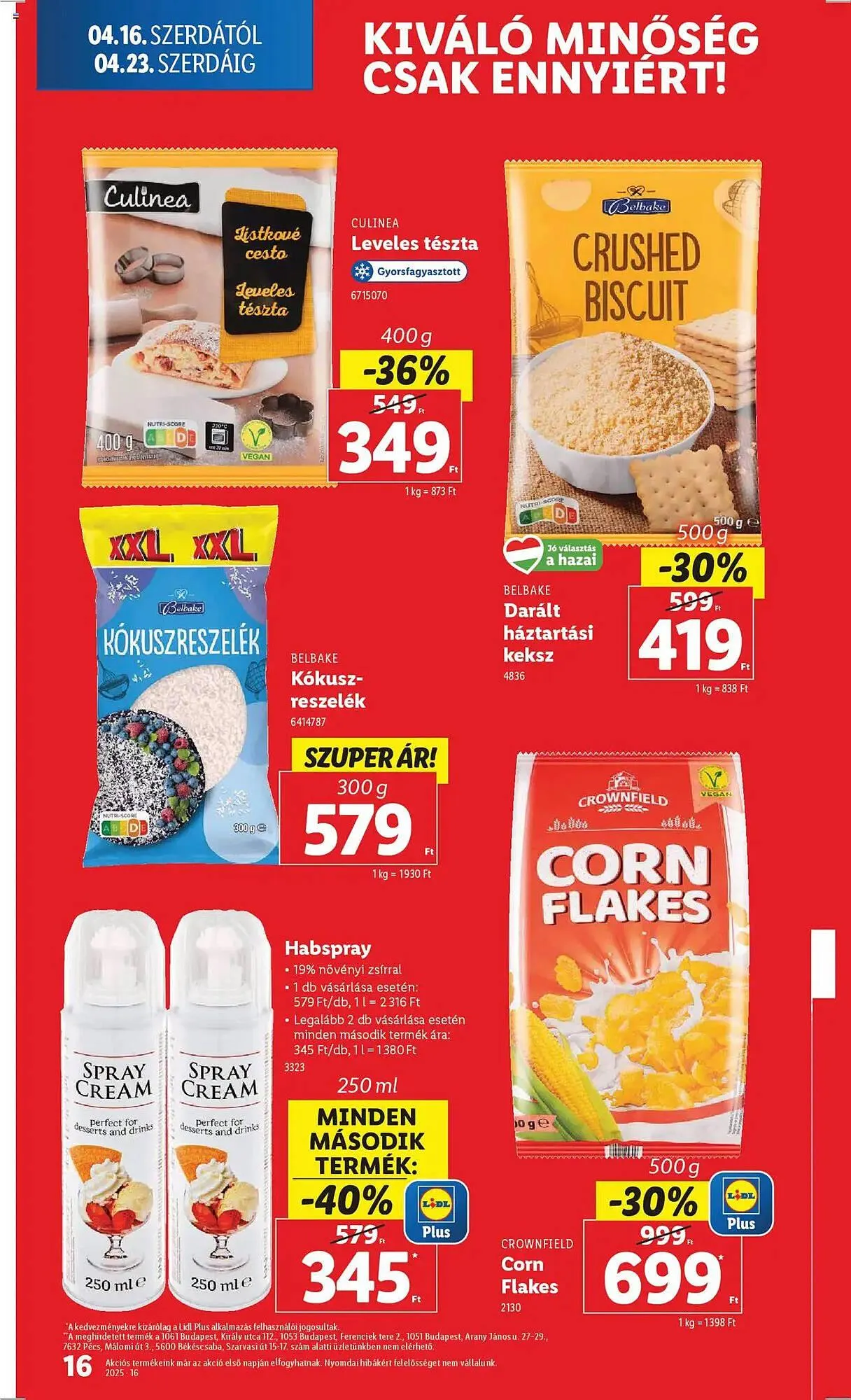 Katalógus Lidl akciós újság április 16.-tól április 22.-ig 2025. - Oldal 16