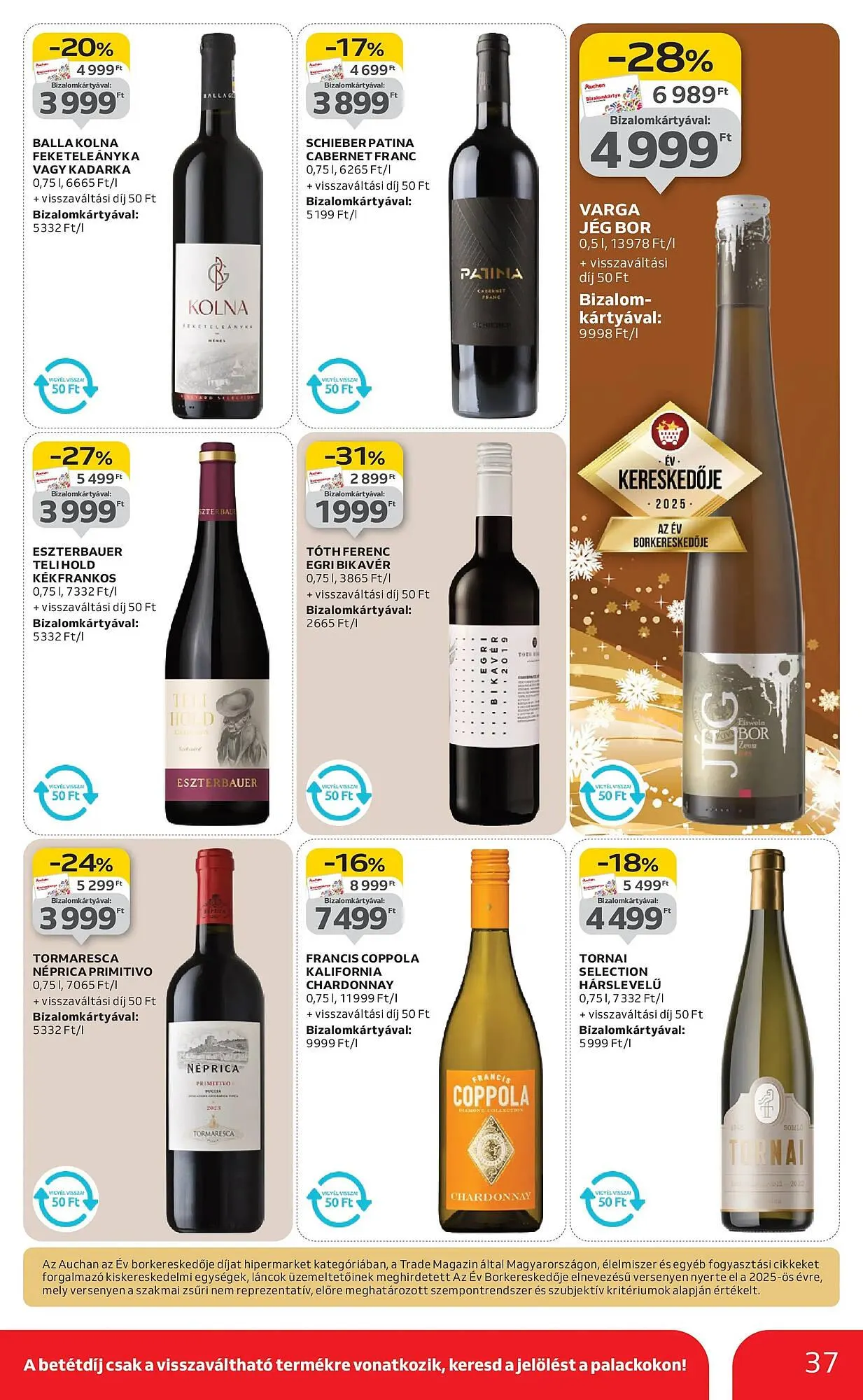 Katalógus Auchan akciós újság december 18.-tól december 24.-ig 2025. - Oldal 37