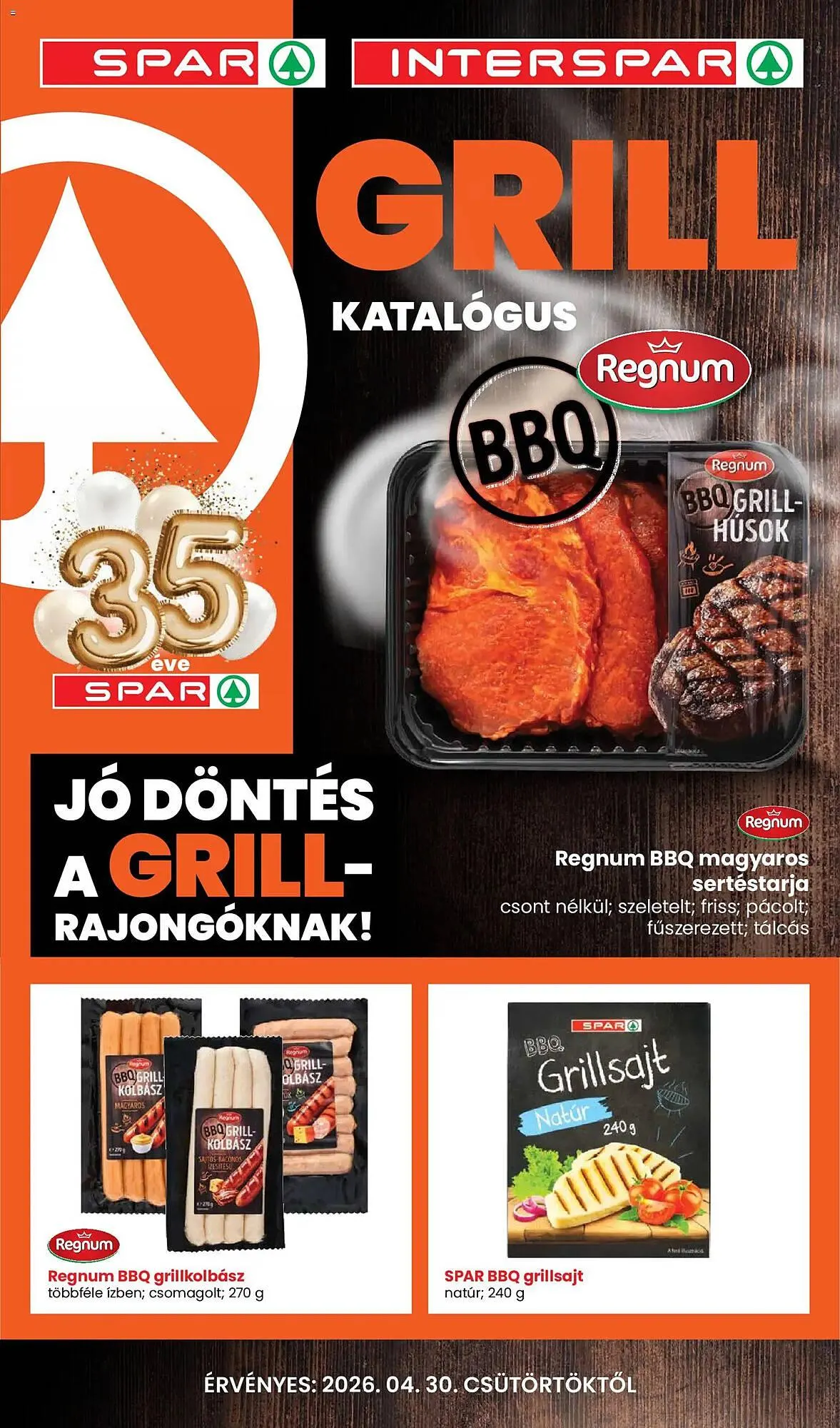 Katalógus Interspar akciós újság április 30.-tól május 31.-ig 2026. - Oldal 1