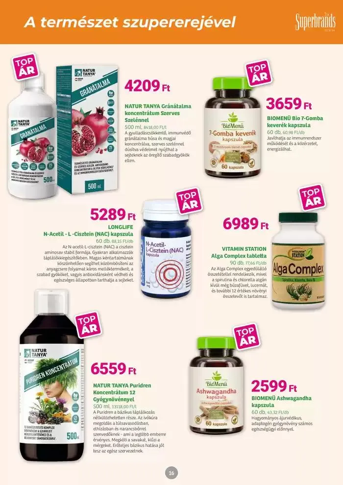 Katalógus Top Ar február 3.-tól március 2.-ig 2025. - Oldal 16