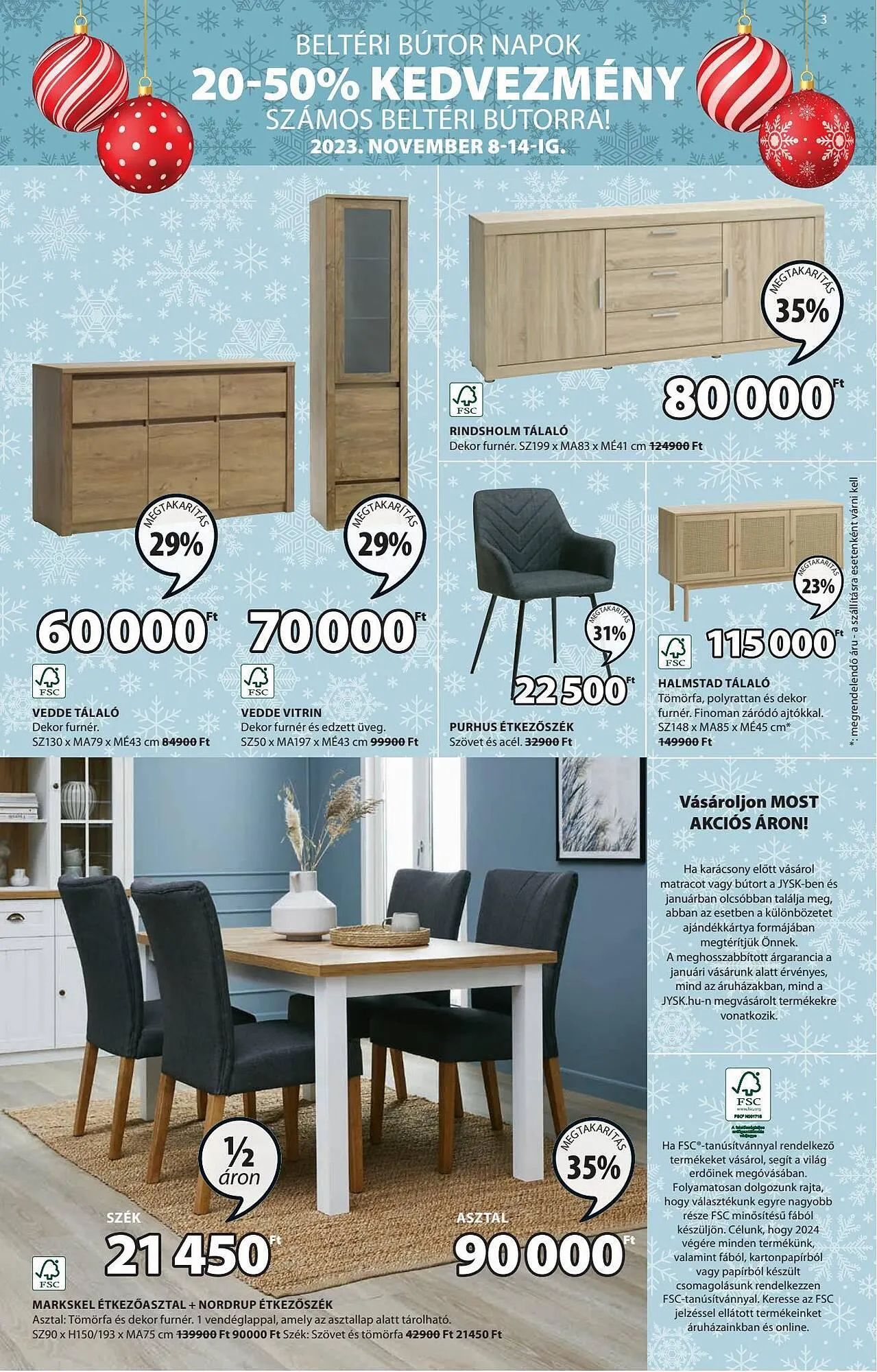 Katalógus JYSK akciós újság november 8.-tól november 26.-ig 2023. - Oldal 3