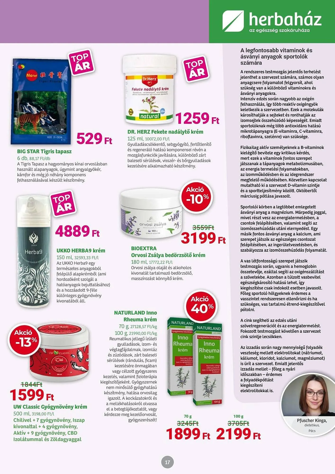 Katalógus Herbaház akciós újság március 31.-tól április 5.-ig 2025. - Oldal 17