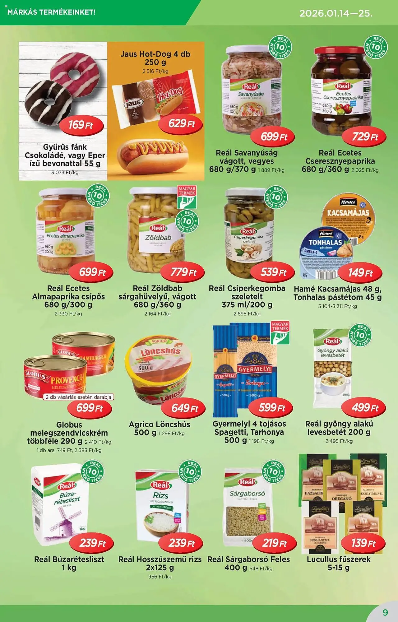 Katalógus Real akciós újság január 14.-tól január 25.-ig 2026. - Oldal 9