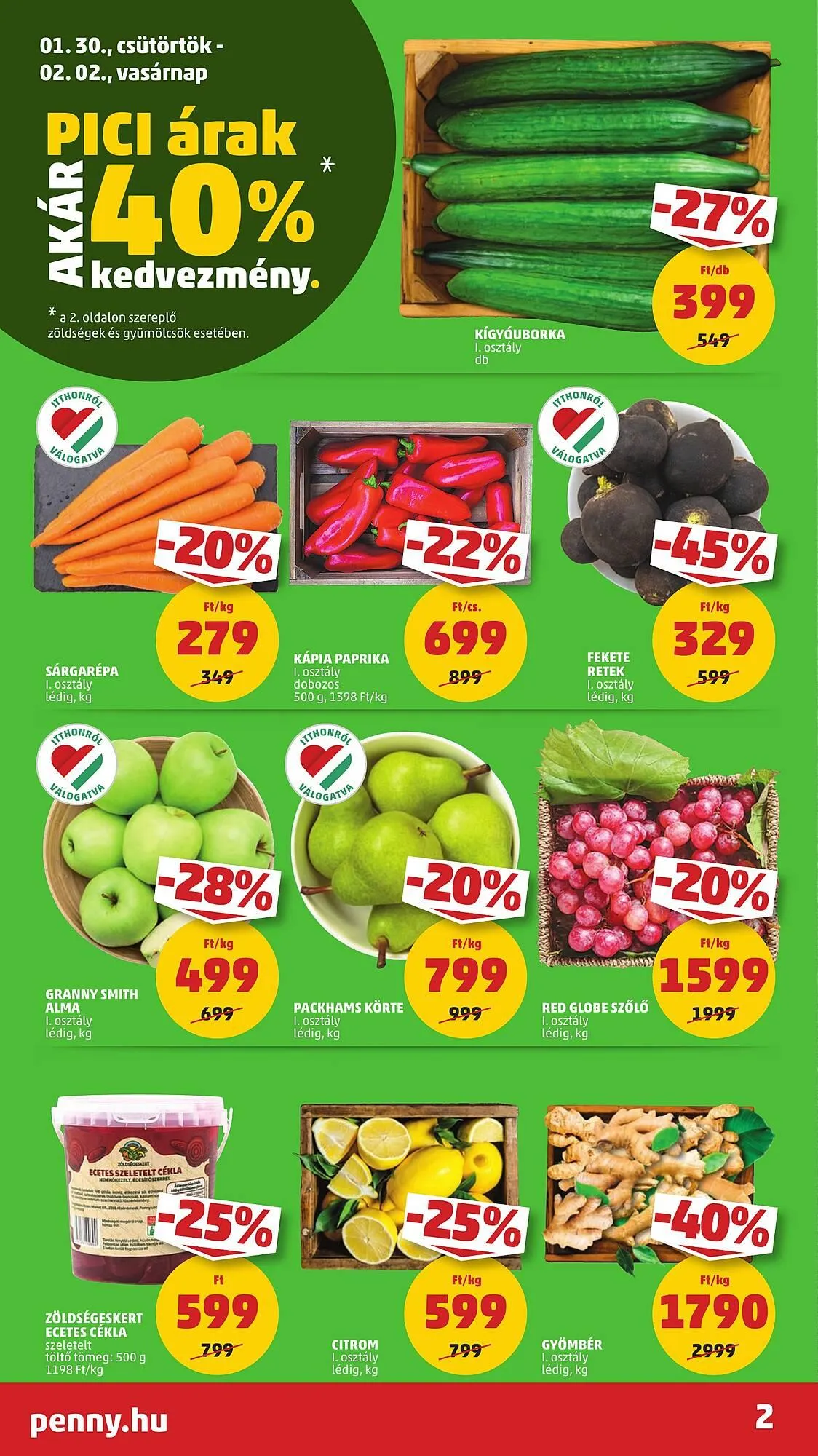 Katalógus PENNY akciós újság január 30.-tól február 5.-ig 2025. - Oldal 2