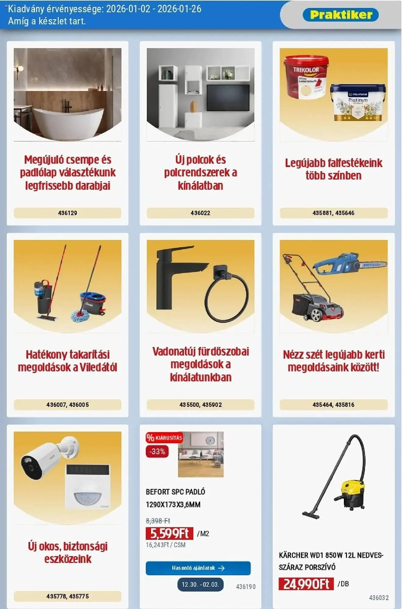 Katalógus Praktiker akciós újság január 2.-tól január 26.-ig 2026. - Oldal 33