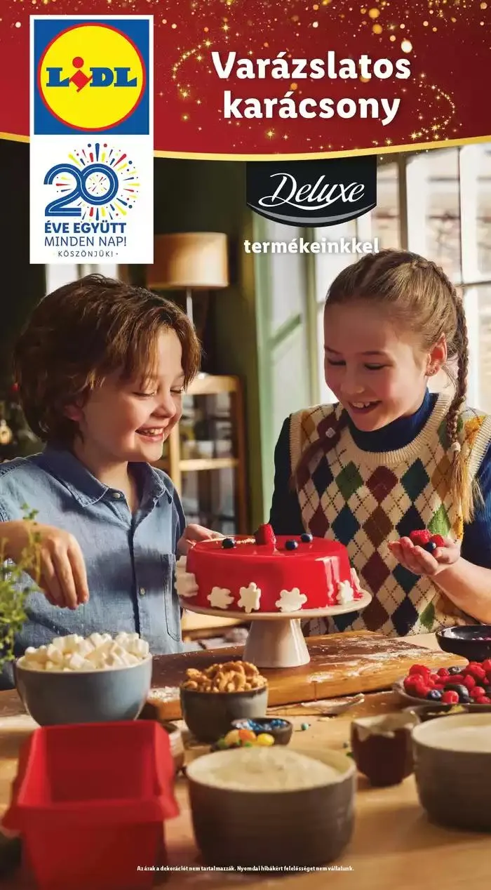 Katalógus Ünnepi Deluxe-katalógus november 11.-tól december 31.-ig 2024. - Oldal 1