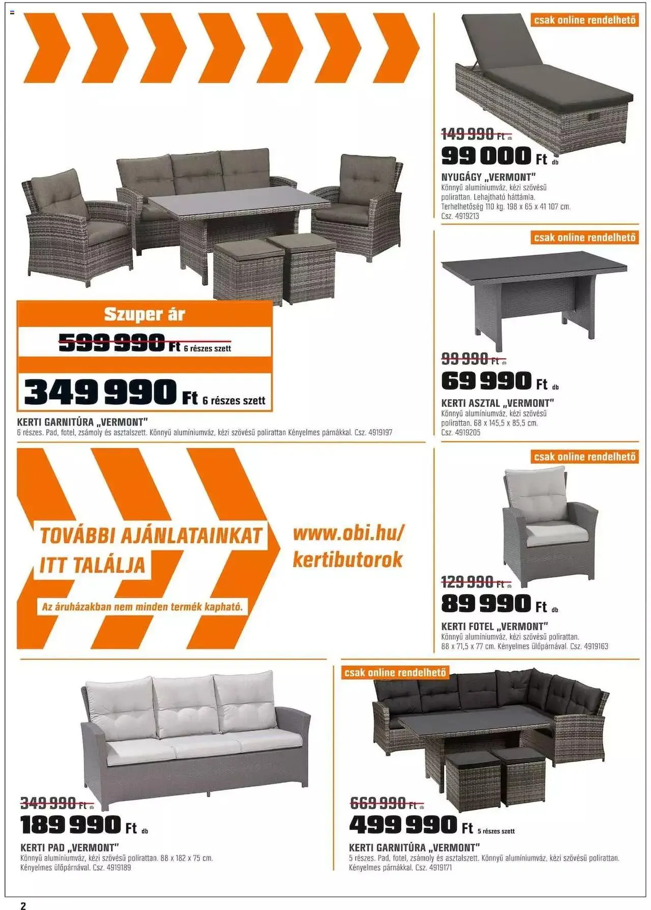 Katalógus OBI Akciós újság július 5.-tól augusztus 11.-ig 2023. - Oldal 2