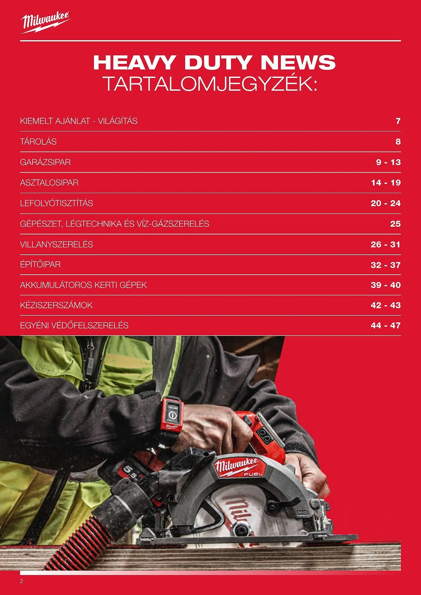 Katalógus Milwaukee akciós újság augusztus 1.-tól január 31.-ig 2026. - Oldal 2