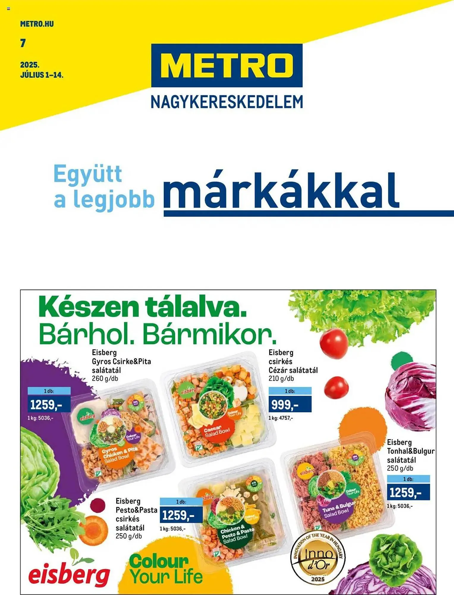 Katalógus Metro akciós újság július 1.-tól július 14.-ig 2025. - Oldal 1