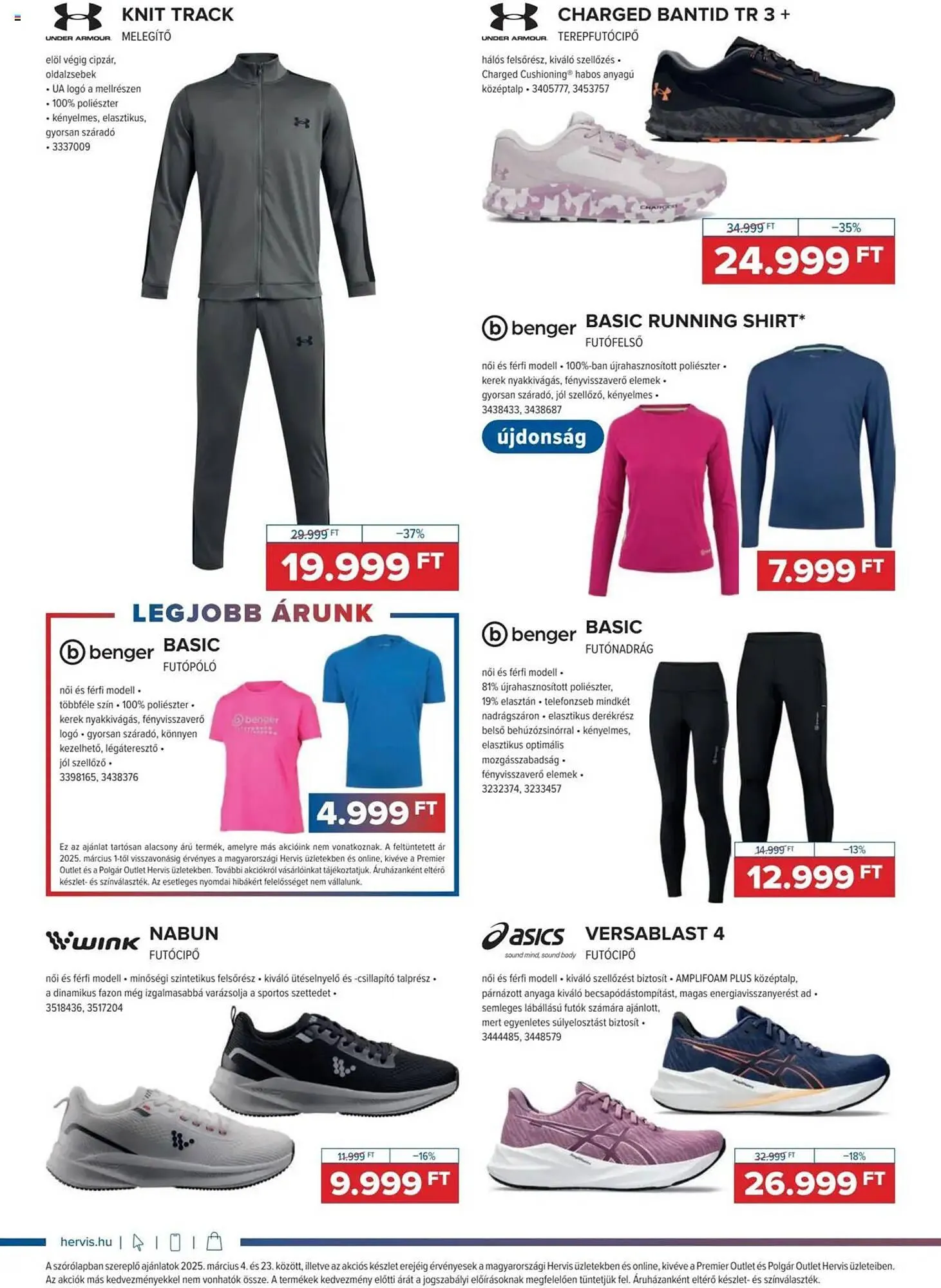 Katalógus Hervis akciós újság március 3.-tól március 23.-ig 2025. - Oldal 6