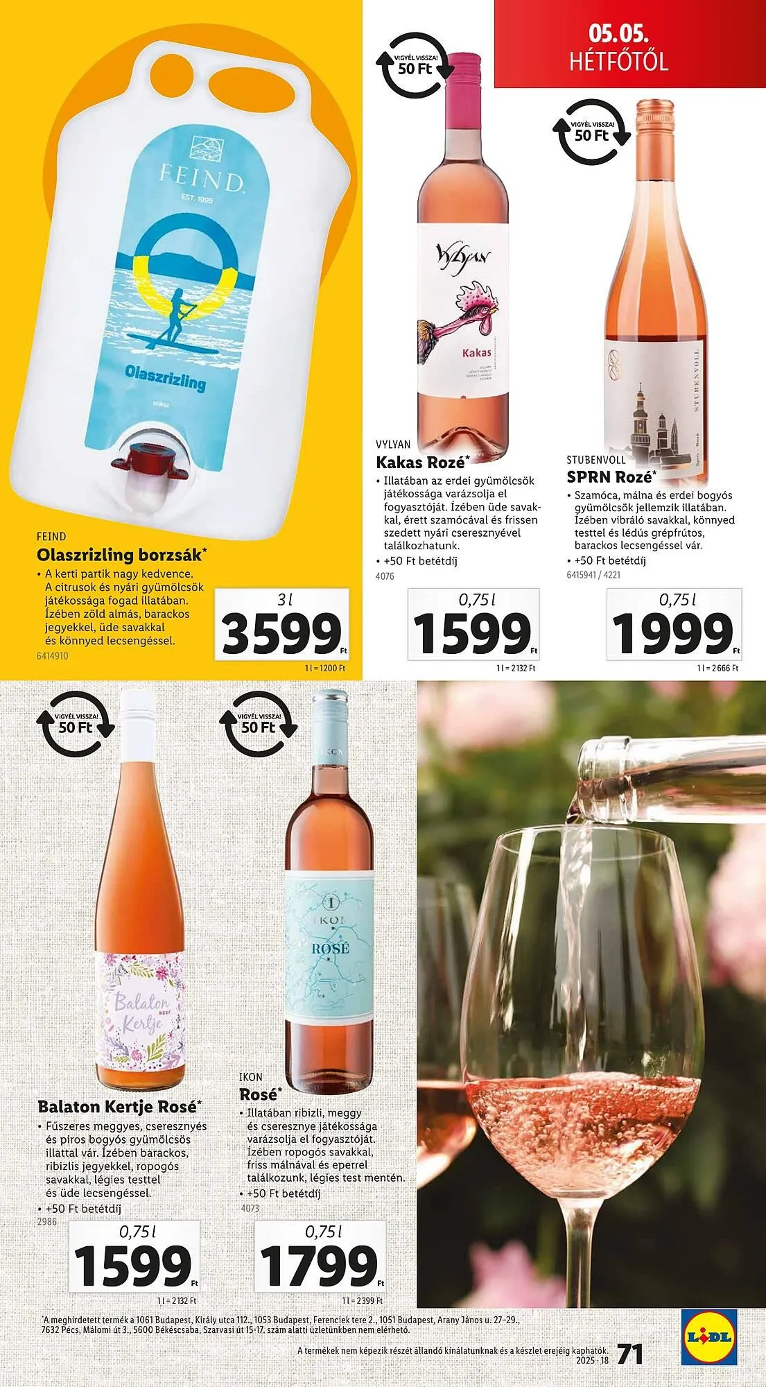 Katalógus Lidl akciós újság április 30.-tól május 4.-ig 2025. - Oldal 71