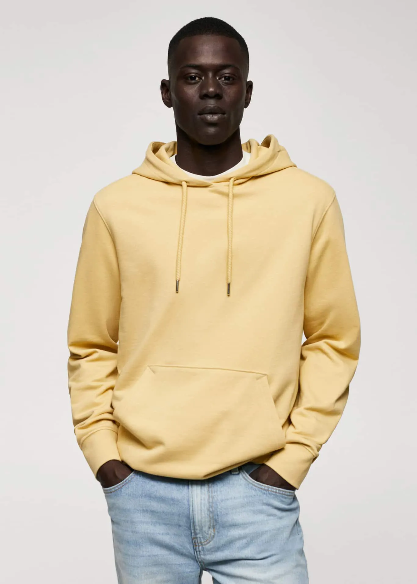 Kapucnis pamut sweatshirt