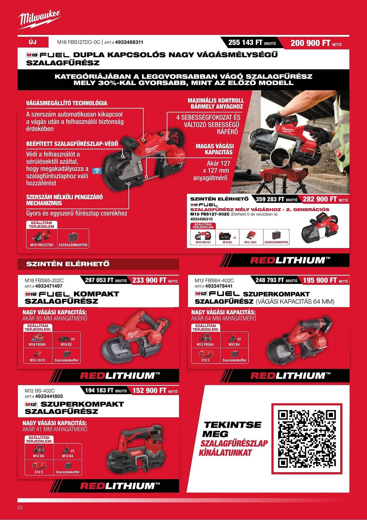 Katalógus Milwaukeetool akciós újság február 13.-tól július 31.-ig 2025. - Oldal 22