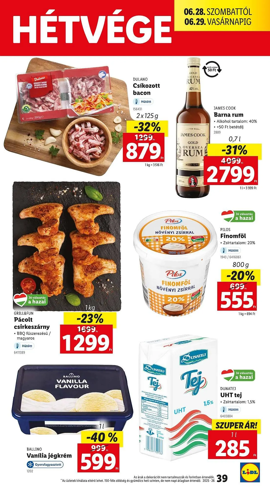 Katalógus Lidl akciós újság június 26.-tól július 2.-ig 2025. - Oldal 39