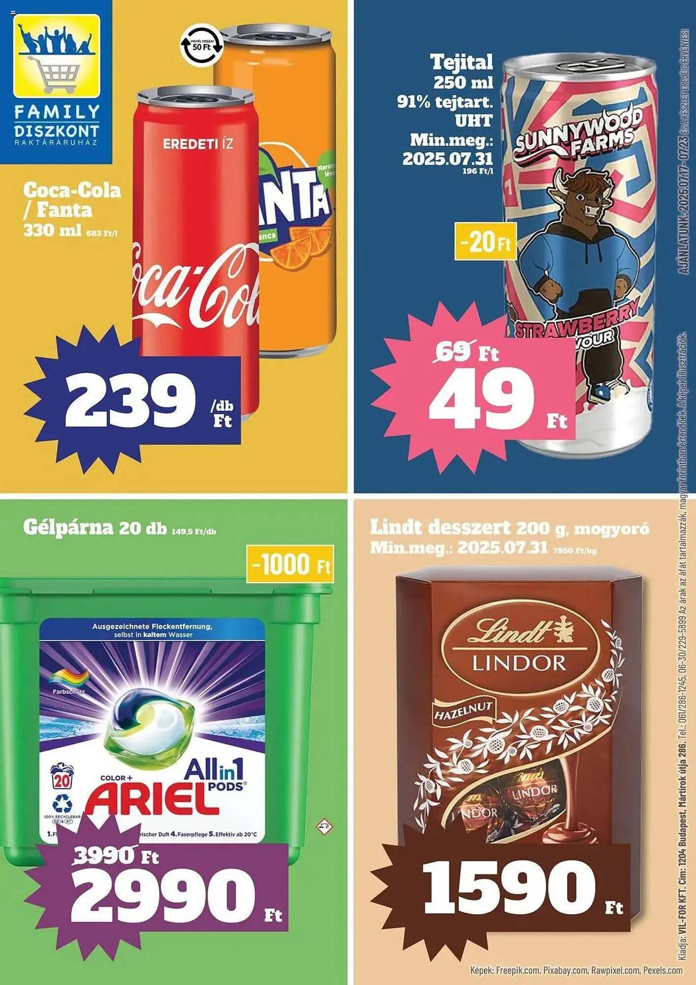 Family Diszkont akciós újság - 1