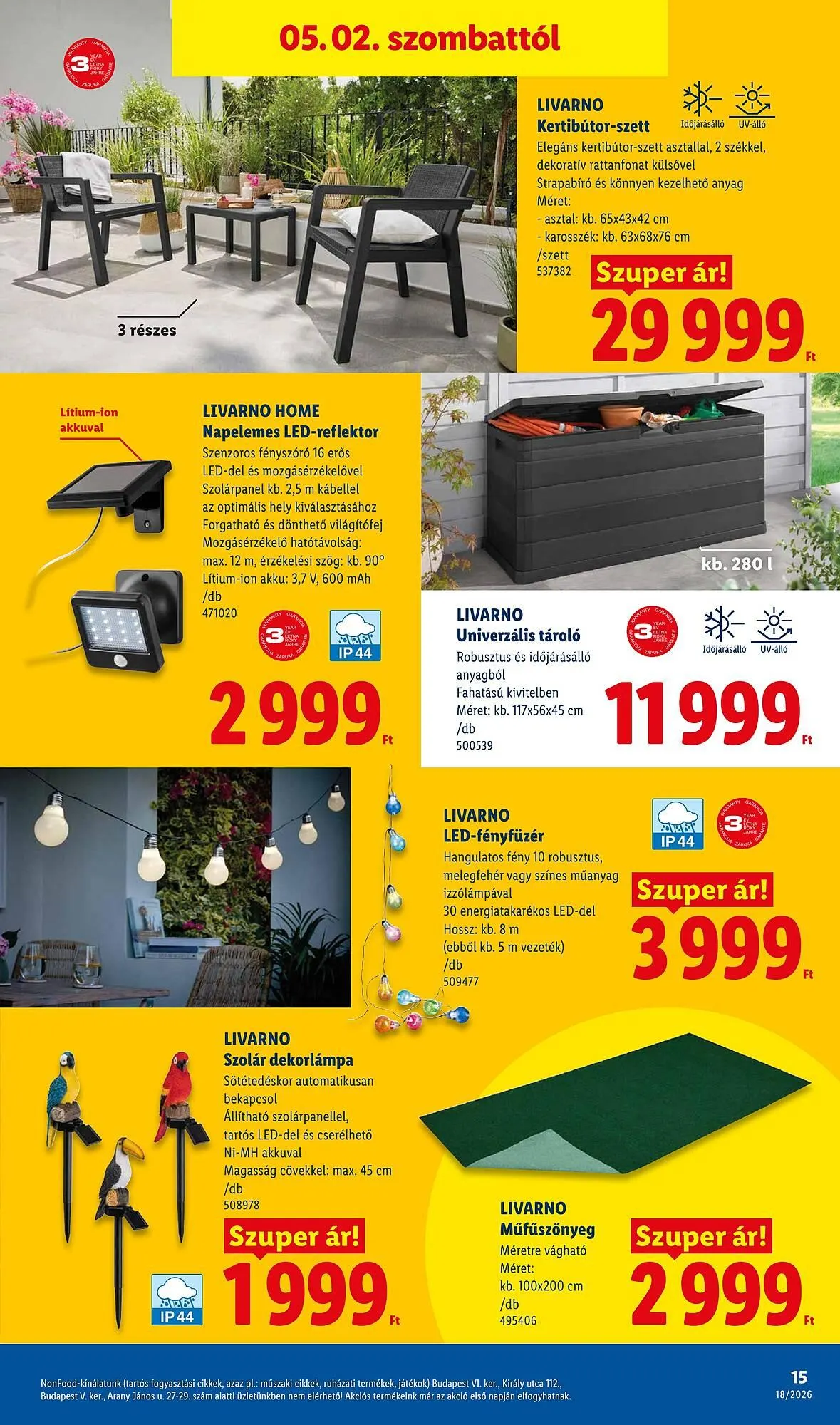 Katalógus Lidl akciós újság április 30.-tól május 6.-ig 2026. - Oldal 15