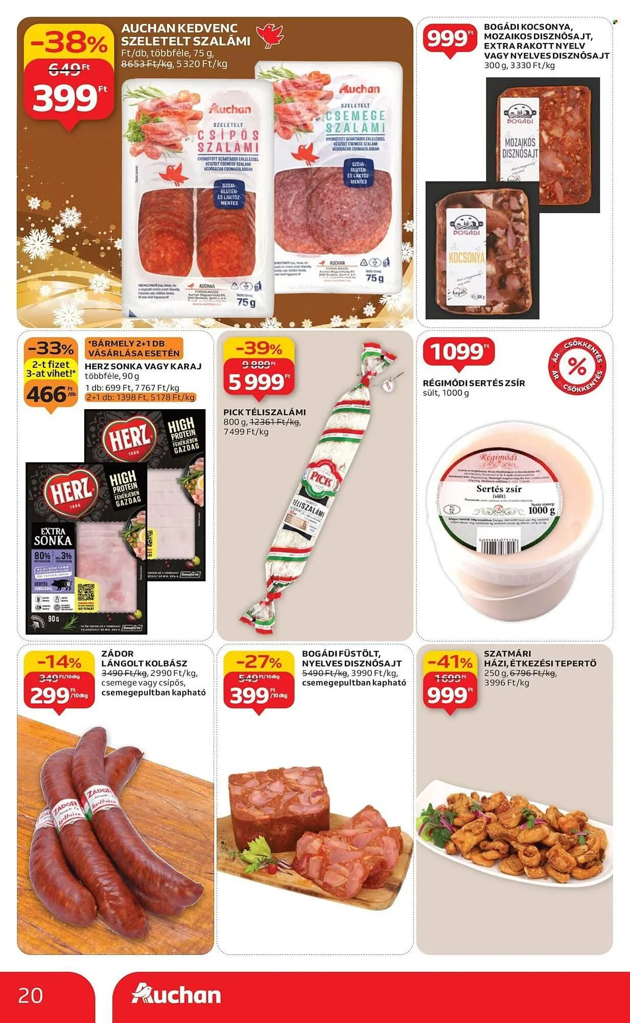 Katalógus Auchan akciós újság december 4.-tól december 10.-ig 2025. - Oldal 20