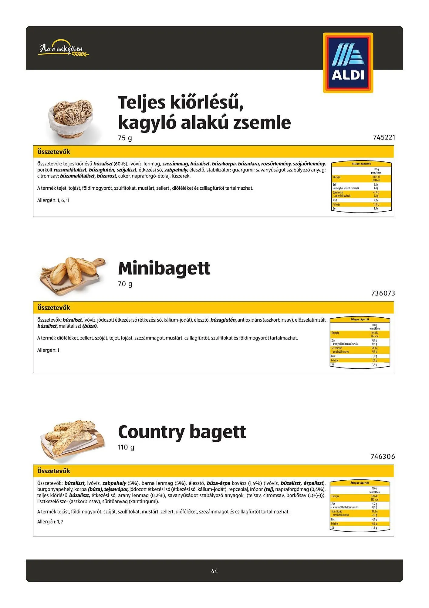 Katalógus ALDI akciós újság február 20.-tól március 26.-ig 2025. - Oldal 44