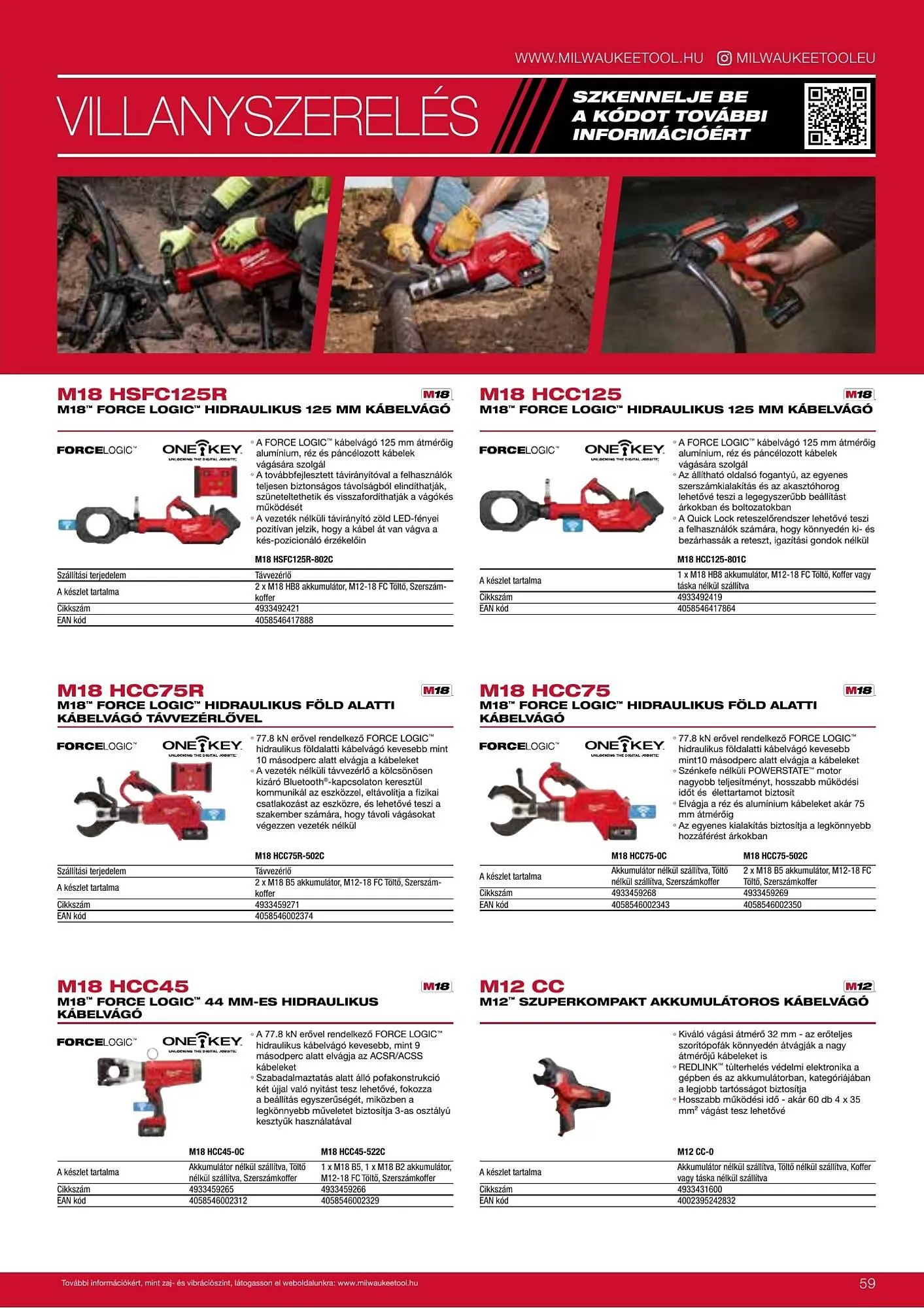 Katalógus Milwaukeetool akciós újság augusztus 14.-tól december 31.-ig 2025. - Oldal 59